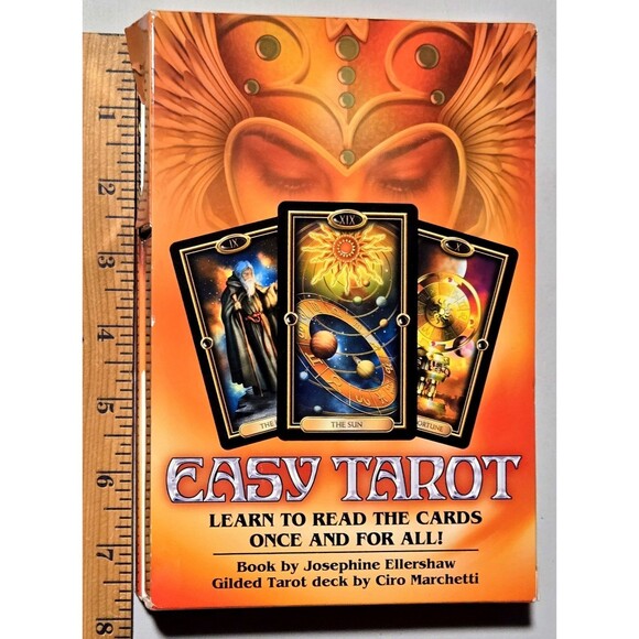 Easy Tarot Deck Oracle Cards Beginners Learn To Read The Cards Tips Layout Guide - Picture 6 of 7